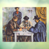Autocollant Pour Fenêtre Paul Cezanne - Les Joueurs De Cartes (Feuille 3)