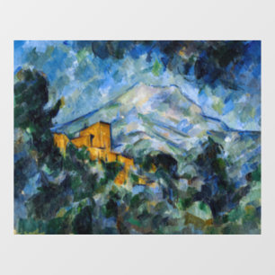 Autocollant Pour Fenêtre Paul Cezanne - Mont Saint-Victoire & Château Noir