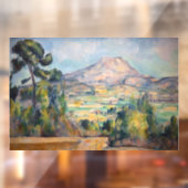 Autocollant Pour Fenêtre Paul Cezanne - Mont Sainte-Victoire (Feuille 2)