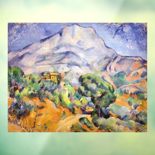 Autocollant Pour Fenêtre Paul Cezanne - Mont Sainte-Victoire, Route de la T (Feuille 3)