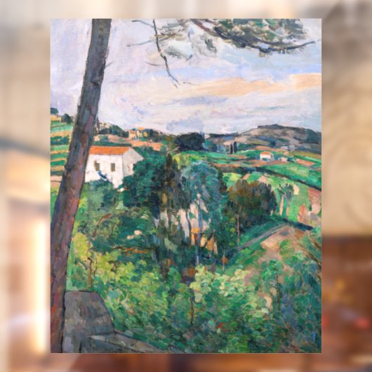 Autocollant Pour Fenêtre Paul Cezanne - Pin à Estaque (Feuille 2)