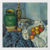 Autocollant Pour Fenêtre Paul Cezanne - Vie morte avec pommes (Feuille)