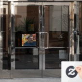 Autocollant Pour Fenêtre Paul Gauguin - Autoportrait avec Christ Jaune (Porte de bureau)