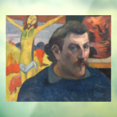 Autocollant Pour Fenêtre Paul Gauguin - Autoportrait avec Christ Jaune (Feuille 3)