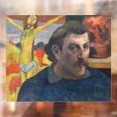 Autocollant Pour Fenêtre Paul Gauguin - Autoportrait avec Christ Jaune (Feuille 2)