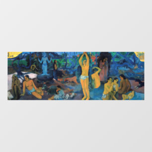 Autocollant Pour Fenêtre Paul Gauguin - D'où venons-nous ?