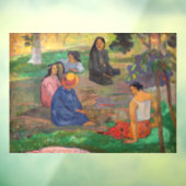 Autocollant Pour Fenêtre Paul Gauguin - La Conversation / Les Parau Parau (Feuille 3)