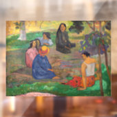 Autocollant Pour Fenêtre Paul Gauguin - La Conversation / Les Parau Parau (Feuille 2)