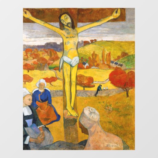 Autocollant Pour Fenêtre Paul Gauguin - Le Christ Jaune (Feuille)
