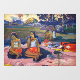 Autocollant Pour Fenêtre Paul Gauguin - Printemps sacré, Rêves doux