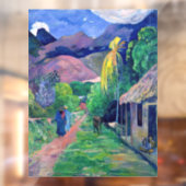 Autocollant Pour Fenêtre Paul Gauguin - Rue à Tahiti (Feuille 2)