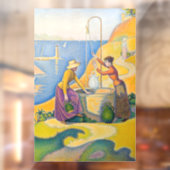 Autocollant Pour Fenêtre Paul Signac - Femmes dans le puits (Feuille 2)
