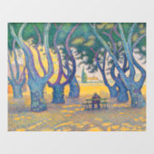 Autocollant Pour Fenêtre Paul Signac - Place des Lices, Saint-Tropez (Feuille)