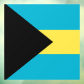 Autocollant Pour Fenêtre pavillon des Bahamas (Feuille 3)