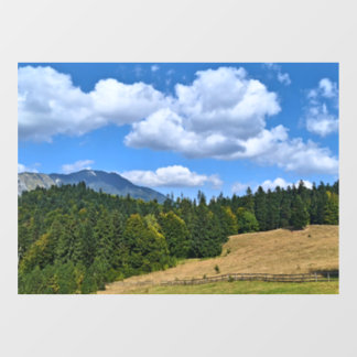 Autocollant Pour Fenêtre Paysage de prairie de montagne - Nature sauvage Ro