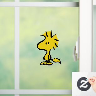 Autocollant Pour Fenêtre Peanuts   Snoopy's Friend Woodstock