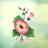 Autocollant Pour Fenêtre Pearly Pink Flowers Thunder_Cove (Feuille 3)