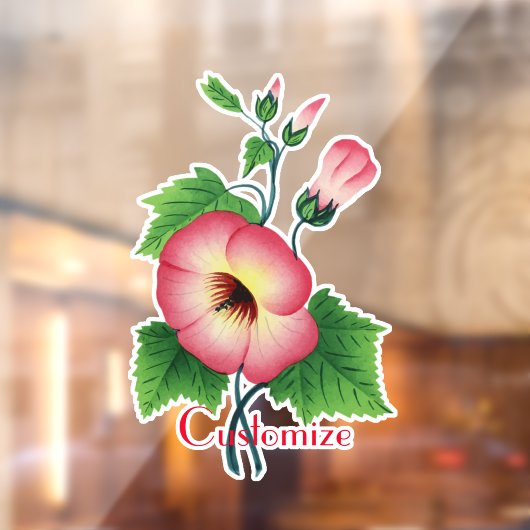 Autocollant Pour Fenêtre Pearly Pink Flowers Thunder_Cove (Feuille 2)