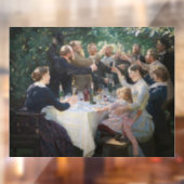 Autocollant Pour Fenêtre Peder Severin Kroyer - Hip, Hip, Hurrah ! (Feuille 2)