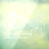 Autocollant Pour Fenêtre Peinture corporelle en bronzage blanc (Feuille 3)