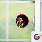 Autocollant Pour Fenêtre Peinture Tulip - Art Fleur original (Maison)