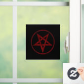 Autocollant Pour Fenêtre Pentagram Red Devil (Maison)