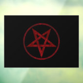 Autocollant Pour Fenêtre Pentagram Red Devil (Feuille 3)