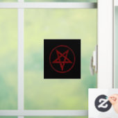 Autocollant Pour Fenêtre Pentagram Red Devil (Maison)