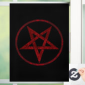 Autocollant Pour Fenêtre Pentagram Red Devil (Maison)