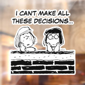 Autocollant Pour Fenêtre Pepperment Patty & Marcie au mur (Feuille 2)