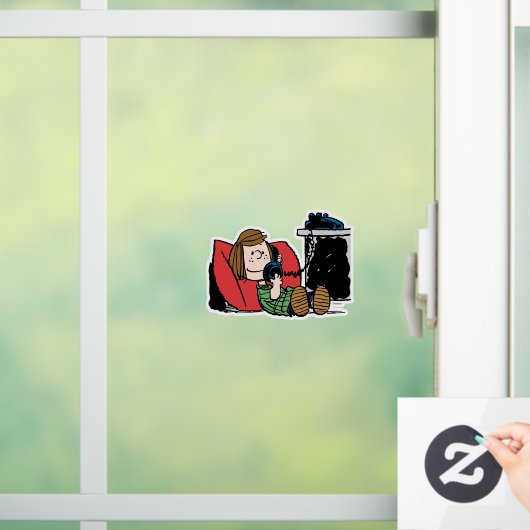 Autocollant Pour Fenêtre Peppermint Patty sur le téléphone (Maison)