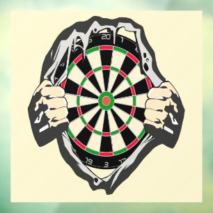 Autocollant Pour Fenêtre Percée vers le Bullseye - Ultimate Dartboard
