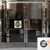 Autocollant Pour Fenêtre Percée vers le Bullseye - Ultimate Dartboard (Porte de bureau)