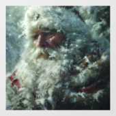 Autocollant Pour Fenêtre Père Noël (Feuille)