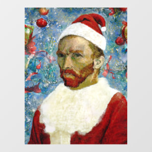 Autocollant Pour Fenêtre Père Noël, Van Gogh