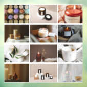 Autocollant Pour Fenêtre Personnalisé 12 Collage Photo Entreprise Chandelle (Feuille 3)