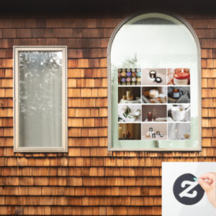 Autocollant Pour Fenêtre Personnalisé 12 Collage Photo Entreprise Chandelle