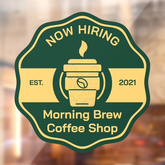 Autocollant Pour Fenêtre Personnaliser Café Générique Acheter Avant (Feuille 2)