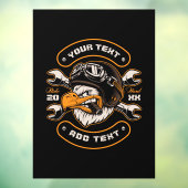 Autocollant Pour Fenêtre Personnaliser Eagle Wrenches Motorcycle Réparation (Feuille 3)