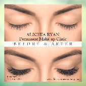 Autocollant Pour Fenêtre Personnaliser Eyelash Extensions Perm Make up MedS (Feuille 3)