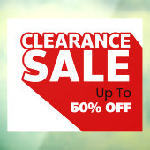 Autocollant Pour Fenêtre Personnaliser Générique Vente Jusqu'À Pourcentage (Feuille 3)