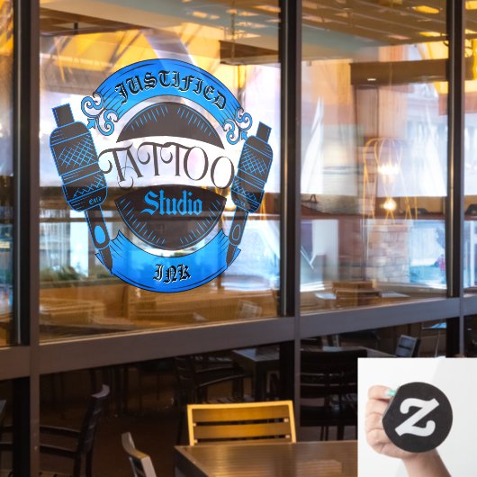Autocollant Pour Fenêtre Personnaliser la devanture de l'entreprise de tato (Fenêtre du restaurant)