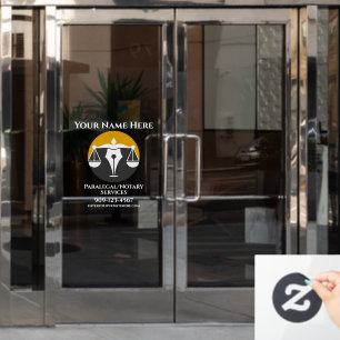 Autocollant Pour Fenêtre Personnaliser la porte de l'entreprise de services