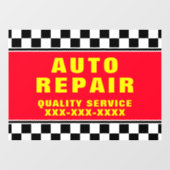 Autocollant Pour Fenêtre Personnaliser la réparation automatique Magasiner  (Feuille)