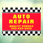 Autocollant Pour Fenêtre Personnaliser la réparation automatique Magasiner  (Feuille 3)