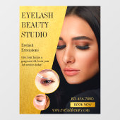 Autocollant Pour Fenêtre Personnaliser la vitrine du studio d'extensions de (Feuille)