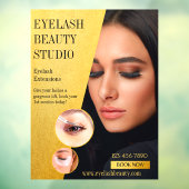 Autocollant Pour Fenêtre Personnaliser la vitrine du studio d'extensions de (Feuille 3)