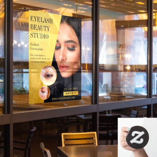 Autocollant Pour Fenêtre Personnaliser la vitrine du studio d'extensions de (Fenêtre du restaurant)