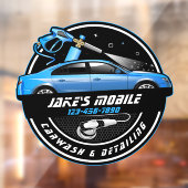 Autocollant Pour Fenêtre Personnaliser le lavage de voiture mobile Détail e (Feuille 2)