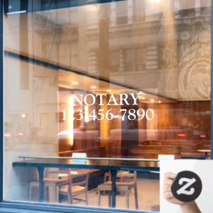 Autocollant Pour Fenêtre Personnaliser l'entreprise de paralégal notaire gé